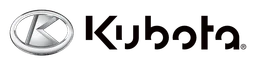Kubota logo, black wordmark version, on a transparent background