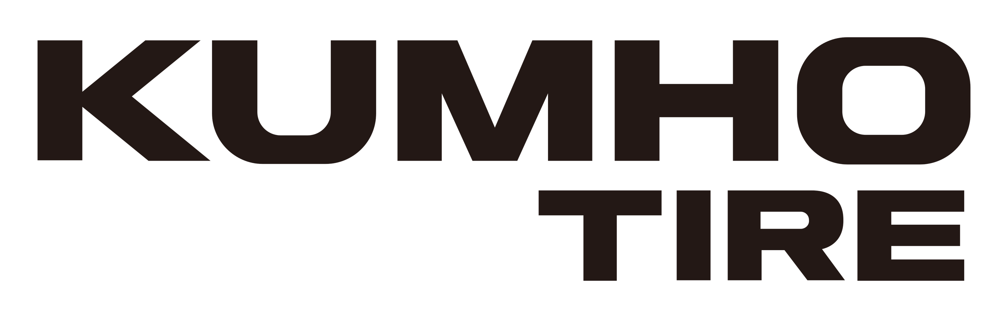 Kumho Tire logo on a transparent background
