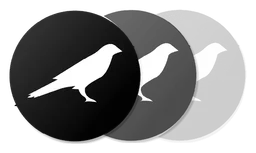 Kusama logo, black version, on a transparent background