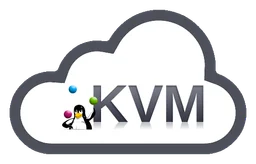KVM logo, monochrome version, on a transparent background