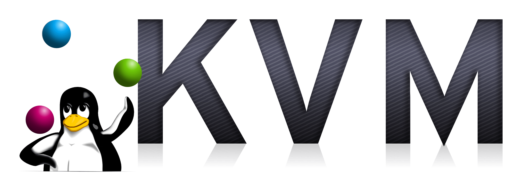 KVM logo on a transparent background
