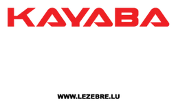 Kyb logo, horizontal version, on a transparent background