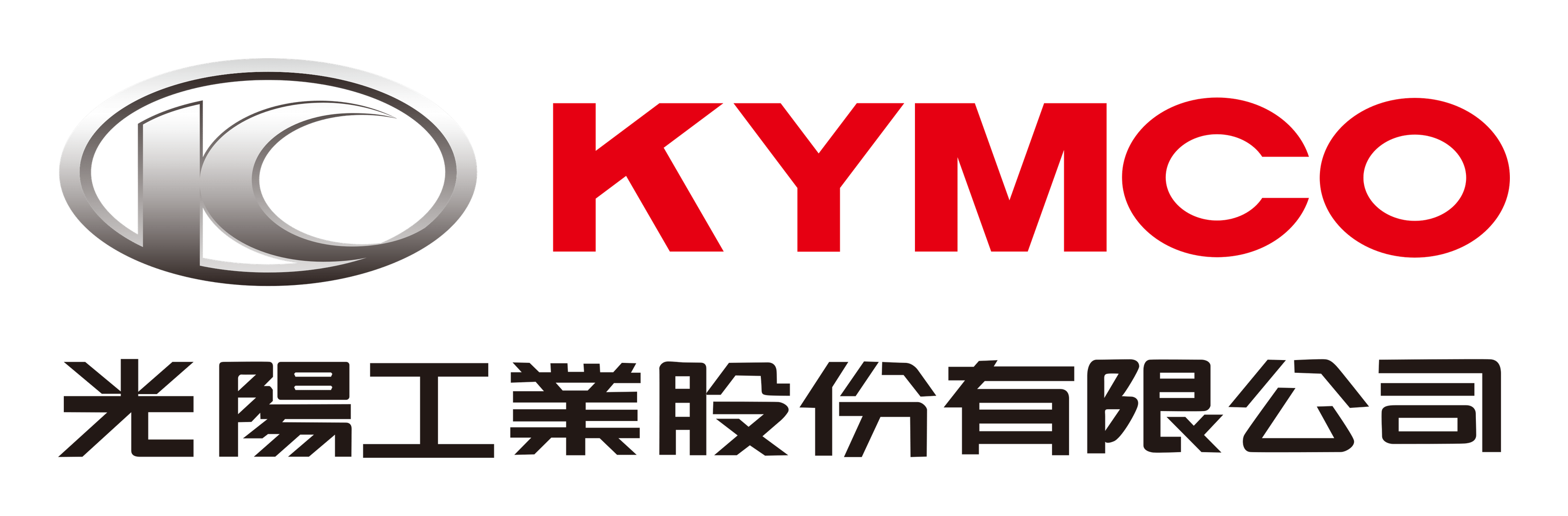 Kymco logo on a transparent background