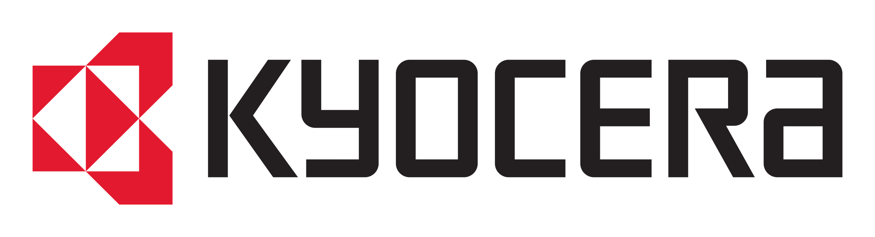 Kyocera logo on a transparent background