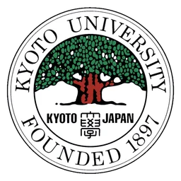 Kyoto University logo, monochrome icon version, on a transparent background