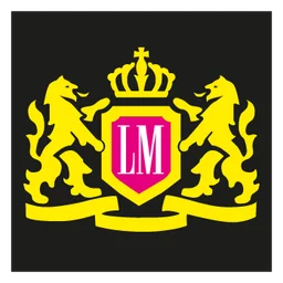 L and M logo, icon version, on a transparent background