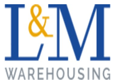 L and M logo on a transparent background