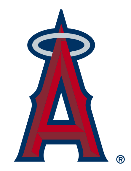 La Angels logo, horizontal version, on a transparent background