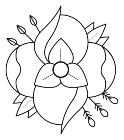 La Dispute logo, monochrome icon version, on a transparent background