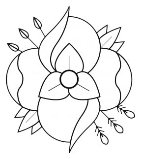 La Dispute logo, white icon version, on a transparent background