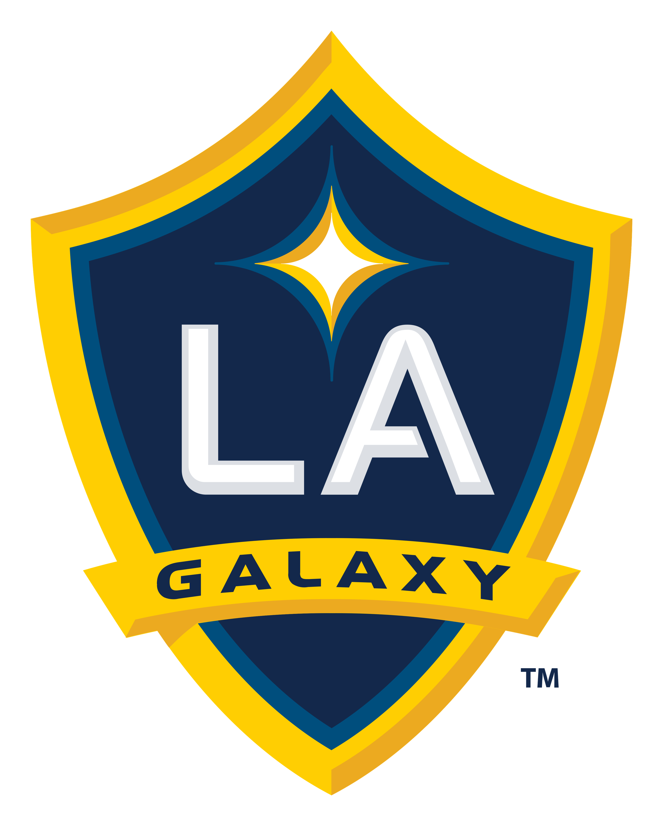 La Galaxy logo on a transparent background