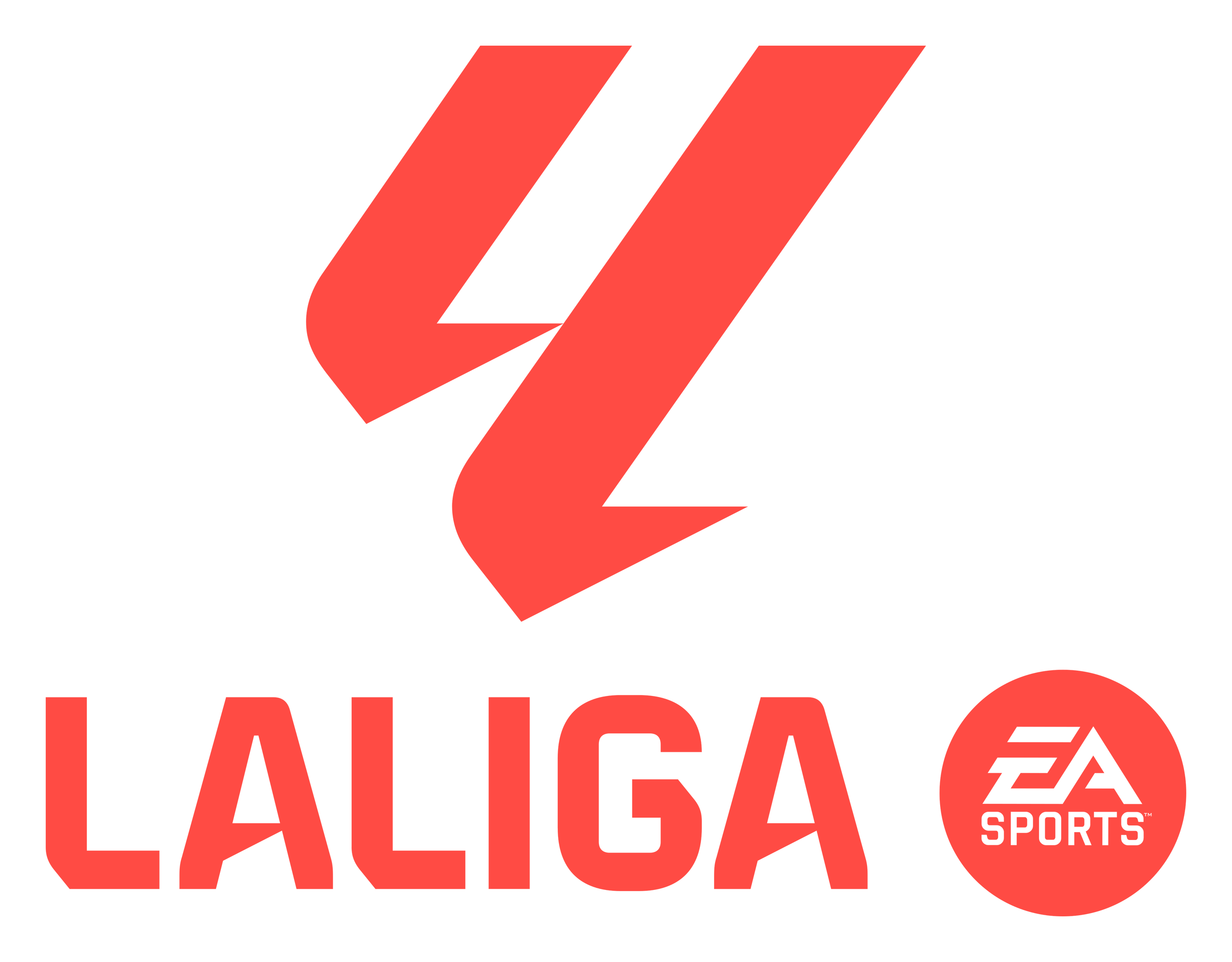 La Liga logo on a transparent background