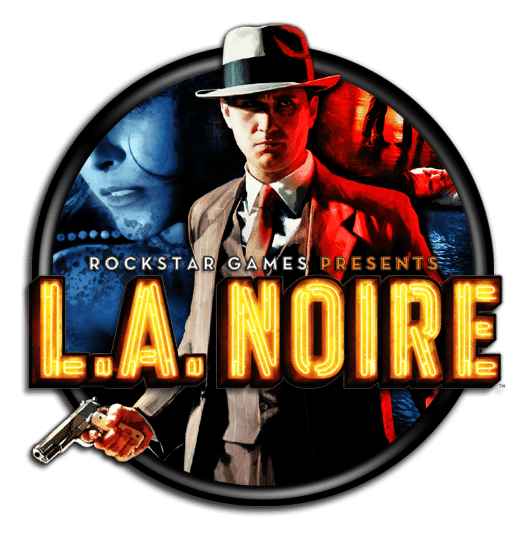 La Noire のロゴ、アイコンバージョン（背景透過）