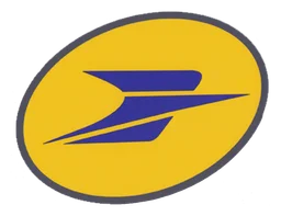 La Poste logo, horizontal version, on a transparent background