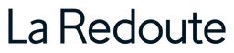 La Redoute Logo, Variante Wortmarke schwarz, auf transparentem Hintergrund