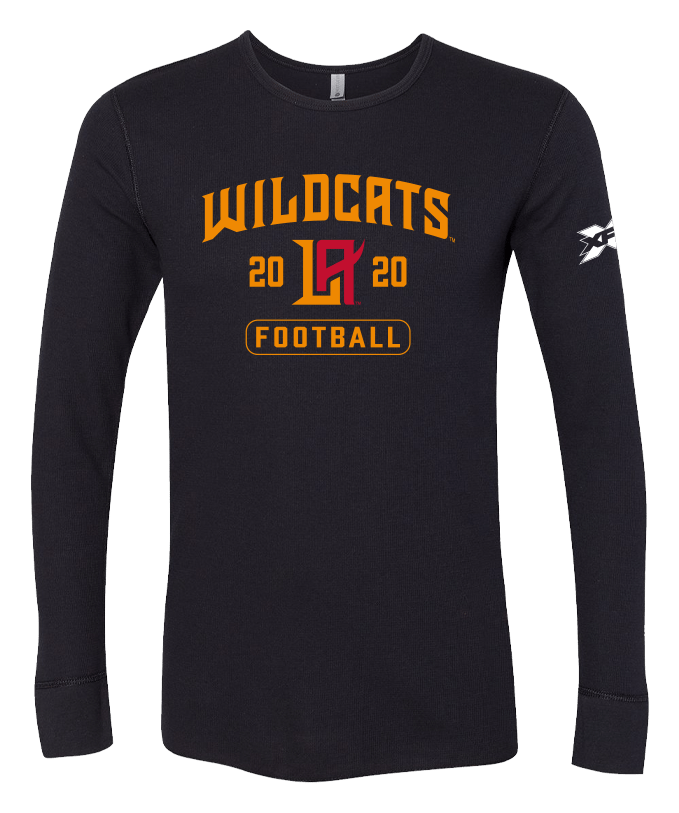 La Wildcats logo, black icon version, on a transparent background