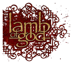 Lamb of God logo, icon version, on a transparent background