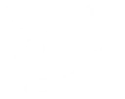 Lamb of God logo, white version, on a transparent background