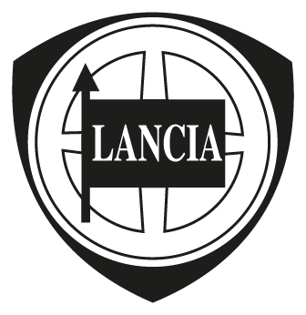 Lancia logo, monochrome icon version, on a transparent background