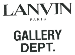 Lanvin logo, black version, on a transparent background