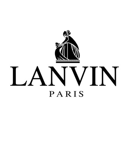 Lanvin logo, white icon version, on a transparent background