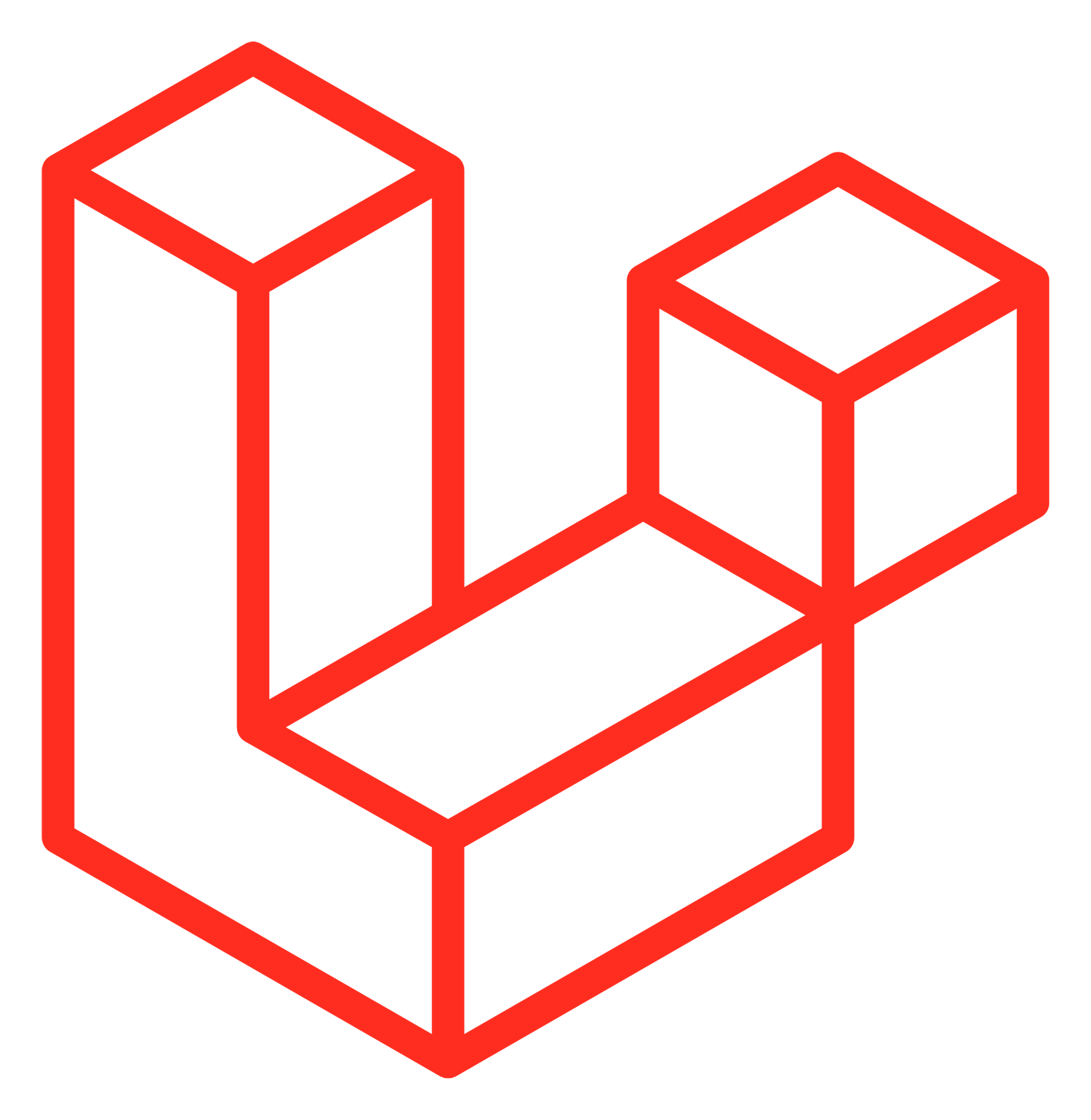 Laravel logo on a transparent background