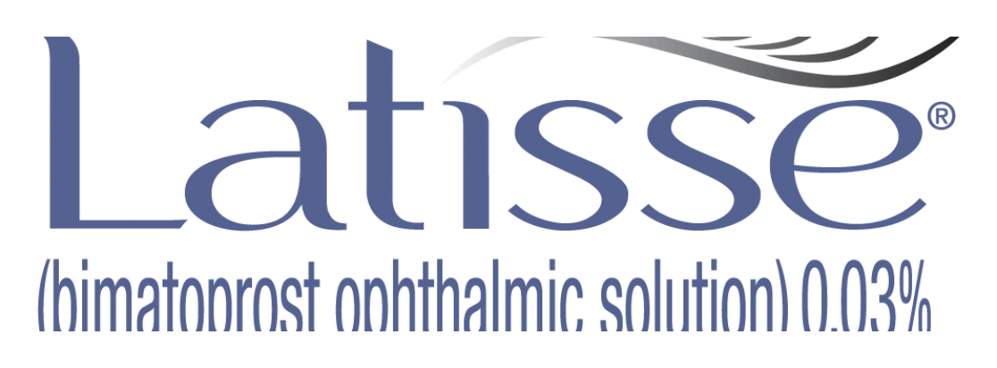 Latisse logo on a transparent background