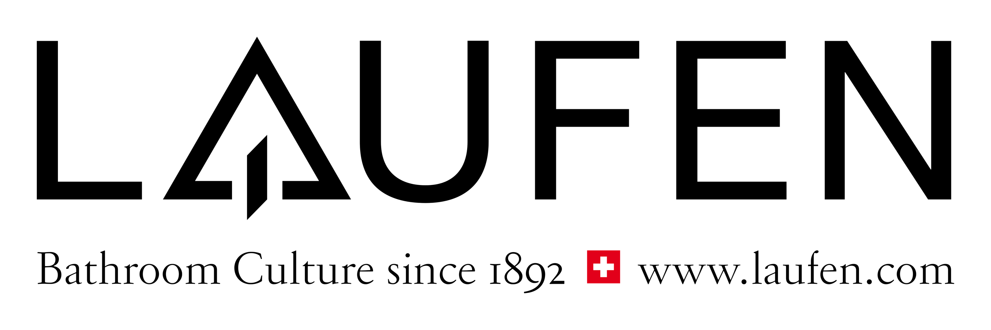 Laufen logo on a transparent background