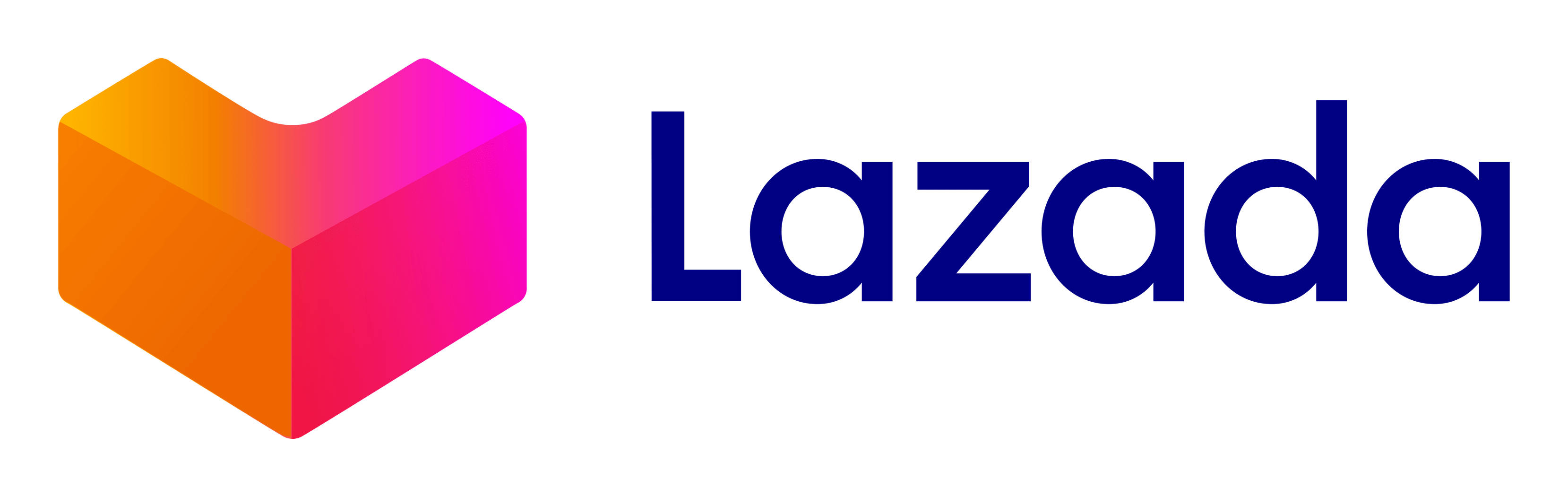 Lazada logo on a transparent background