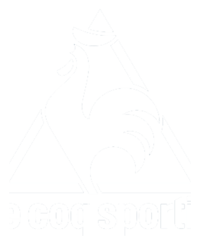 Le Coq Sportif logo, white icon version, on a transparent background