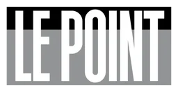 Le Point logo, monochrome version, on a transparent background