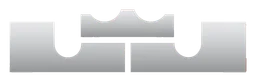 Lebron James logo, monochrome wordmark version, on a transparent background
