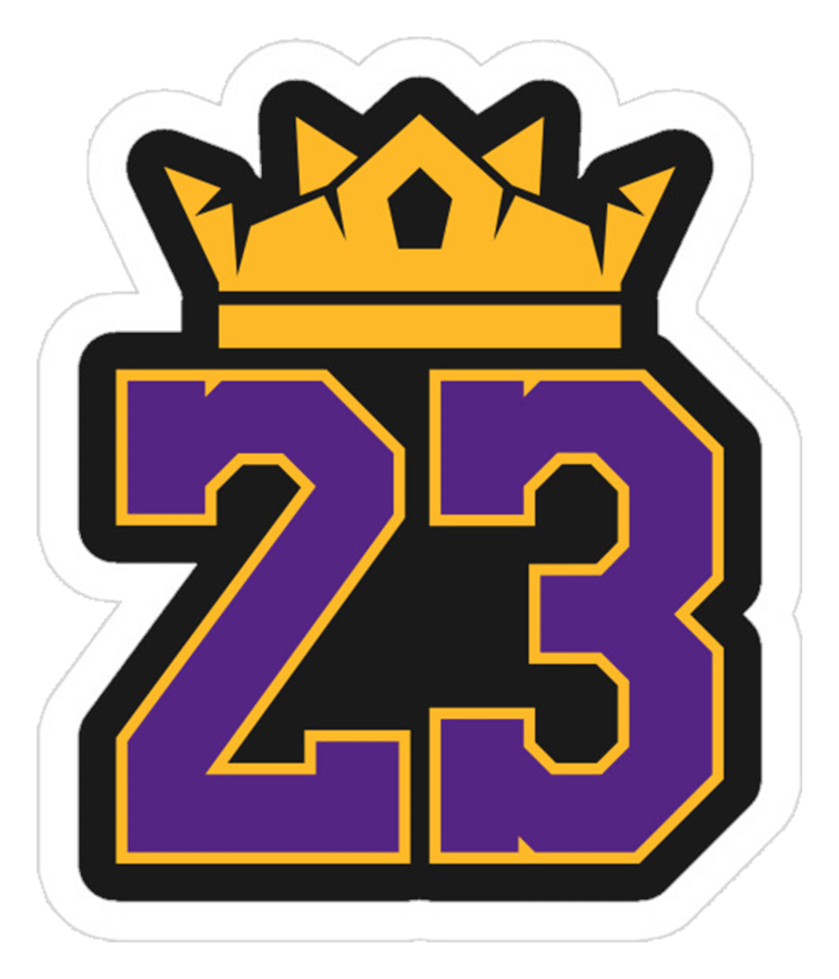 Lebron James logo on a transparent background