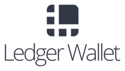 Ledger logo, black version, on a transparent background
