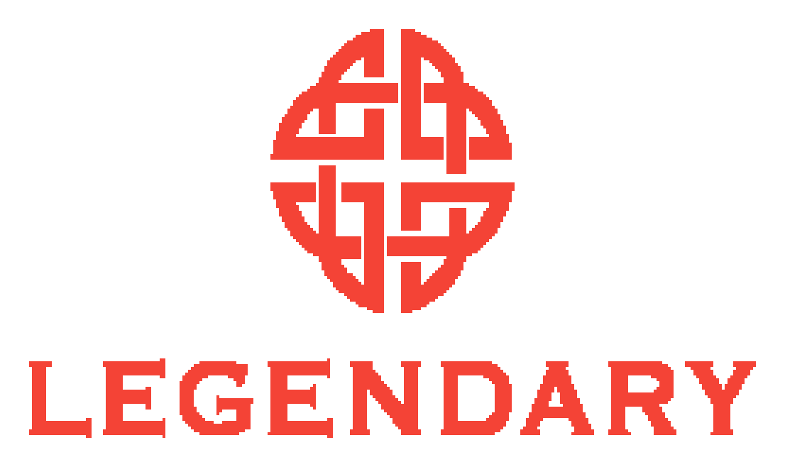 Legendary Pictures logo on a transparent background
