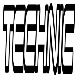 Lego Technic Logo, Variante Icon monochrom, auf transparentem Hintergrund
