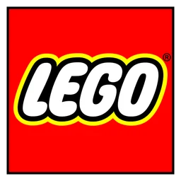 LEGO logo, icon version, on a transparent background