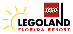 Legoland logo, horizontal version, on a transparent background