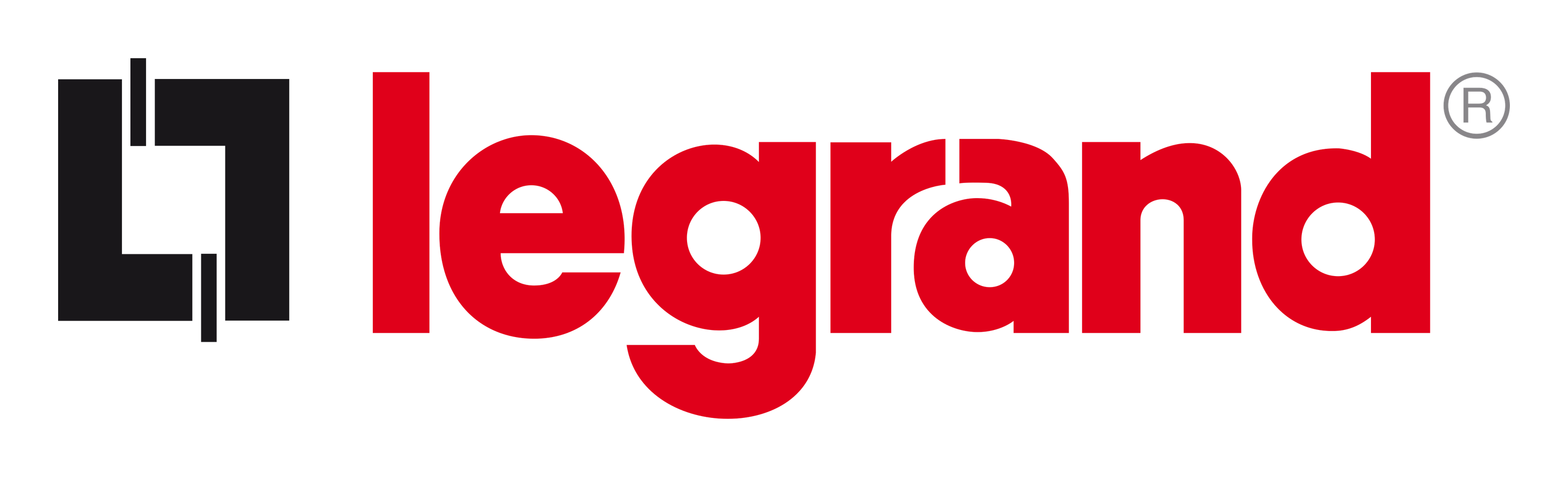 Legrand logo on a transparent background