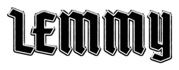 Lemmi logo, black wordmark version, on a transparent background