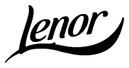 Lenor logo, black version, on a transparent background