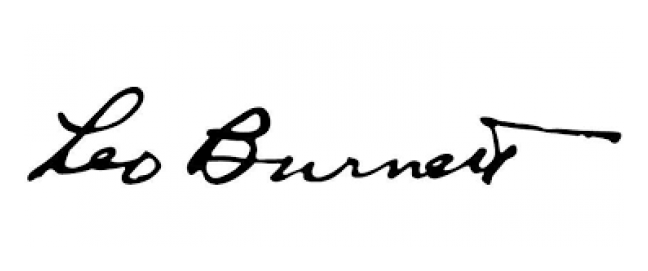Leo Burnett logo on a transparent background
