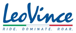 Leovince logo, horizontal version, on a transparent background