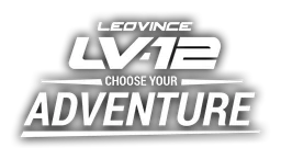 Leovince logo, monochrome version, on a transparent background