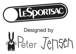Lesportsac logo, black version, on a transparent background