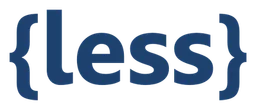 Less logo, wordmark version, on a transparent background