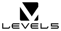Level 5 logo, black version, on a transparent background