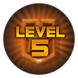 Level 5 logo, icon version, on a transparent background