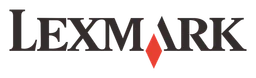 Lexmark logo, black wordmark version, on a transparent background