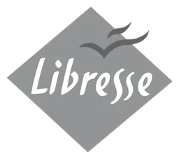 Libresse logo, monochrome icon version, on a transparent background